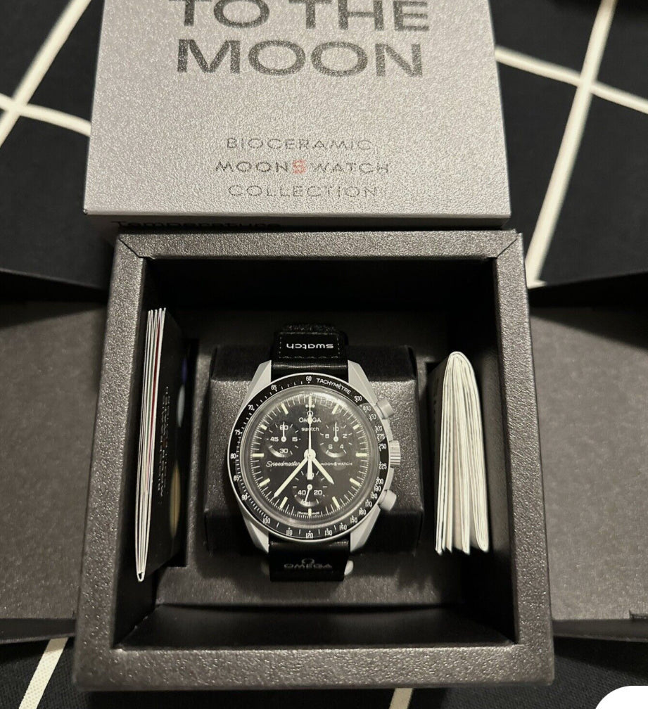 MOONSWATCH MISSION TO THE MOON - SWATCH X OMEGA BIOCERAMIC