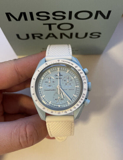 MOONSWATCH MISSION TO URANUS - SWATCH X OMEGA BIOCERAMIC